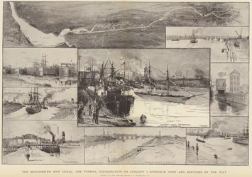 Le canal maritime de Manchester, l